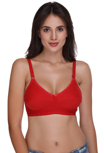 Buy B'ZAR Women's Lightly Padded Everyday Bra, Full Coverage & Non-Wired  Bra, Removable Shoulder Straps Seamless Bra with All Over Print, Tie-Die  Print