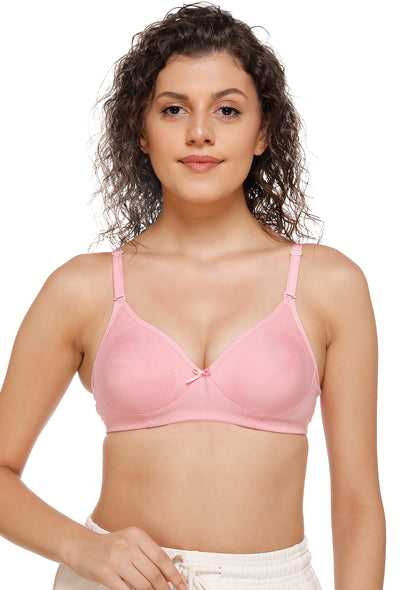 Buy Women Cotton Rich Skin Everyday T-Shirt Bra With Transparent Strap