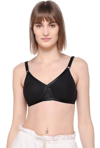 Buy Sona Sal Women's Pushup Sl004 Non-Padded Lace Underwired Bra