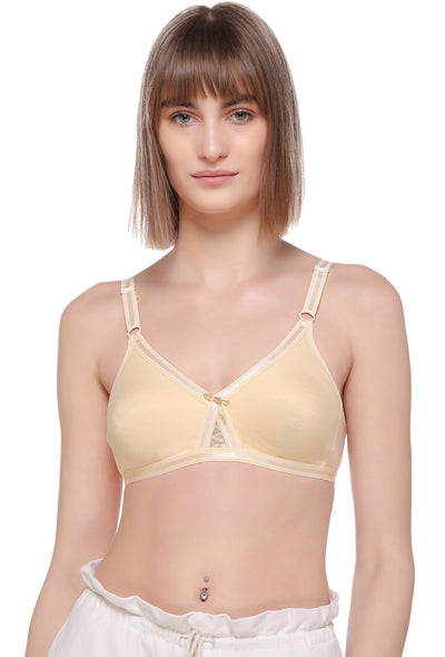 Buy SONA Women's M1003 T-Shirt Bra Full Coverage Non Padded Cotton