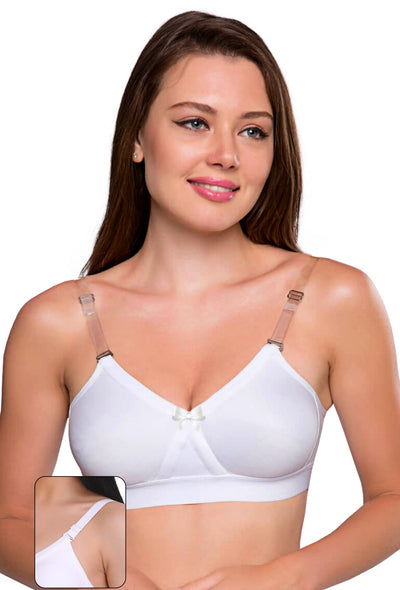 Brain women large size thin soft lines less push up big breast underwear  bra size (Color : Black1, Size : 95C): Buy Online at Best Price in UAE 