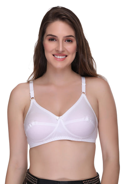 Buy Salsa Vibekart Women's Moving Elastic Strap Full Coverage Cotton Bra  (White_34C) Pack of 1-VK-SAL-MOVING-E-S-WHITE-86C at