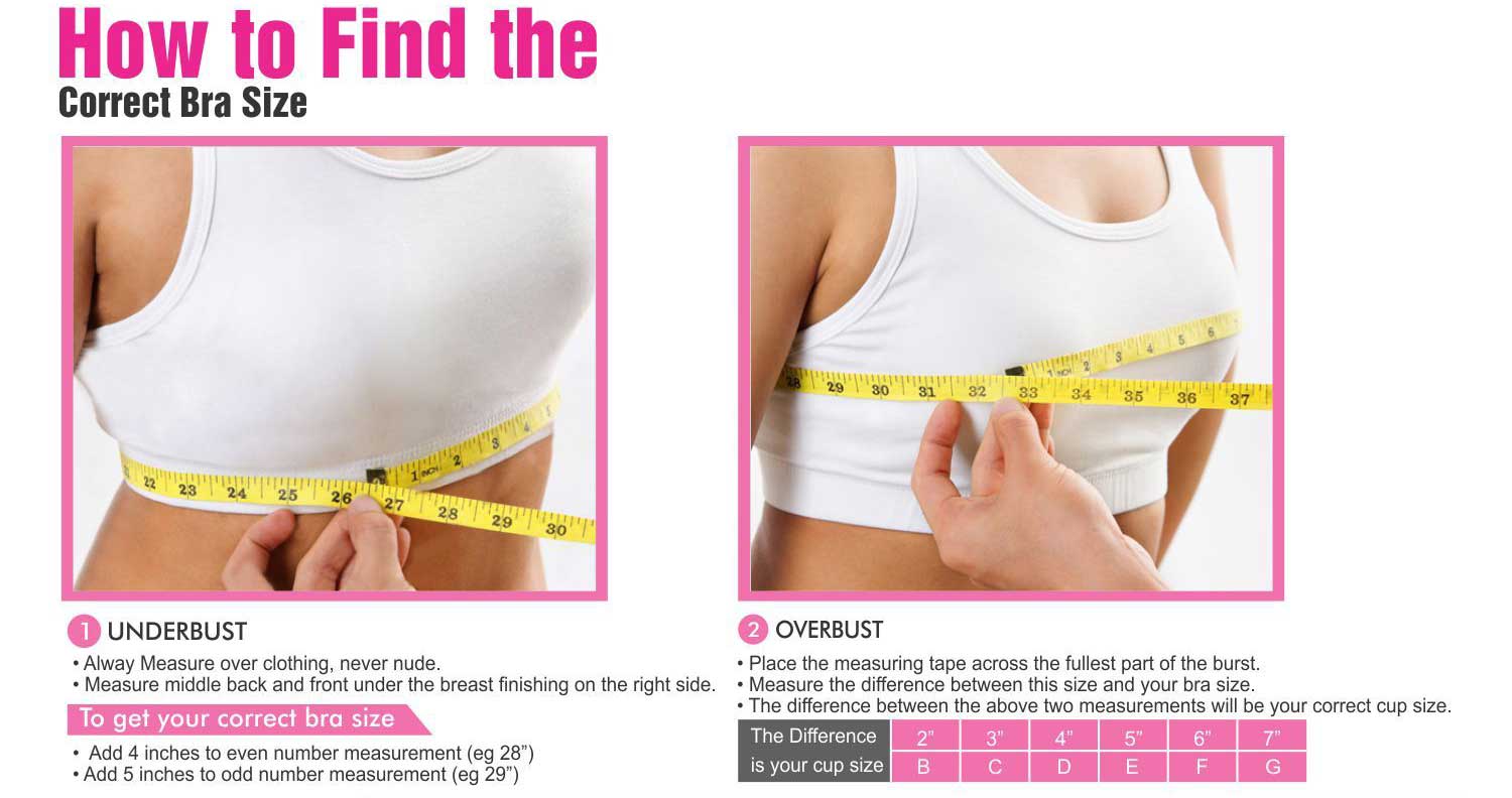 Sona Bra Size Chart