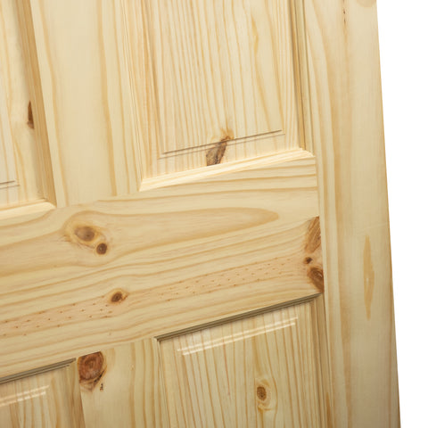 Cloesup of Knotty Pine Door