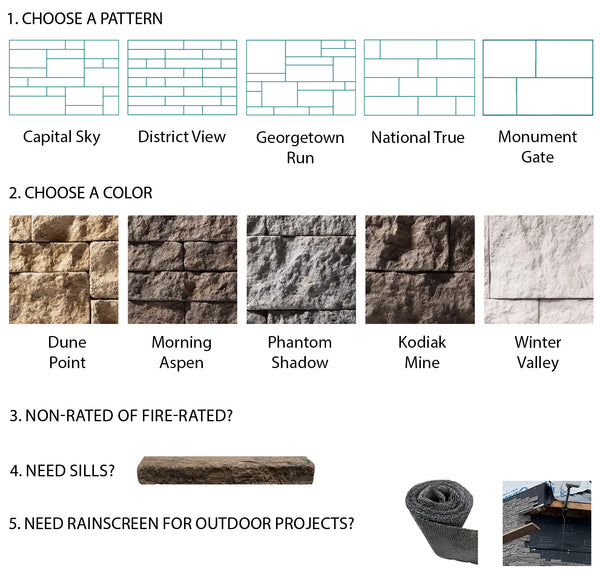 How to Shop for Evolve Stone Veneers