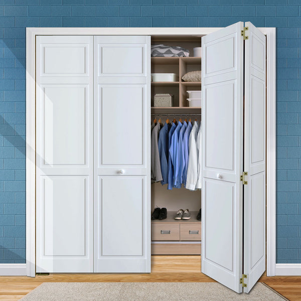 Closet Door, Bi-fold, Kimberly Bay® Traditional Six Panel White – In