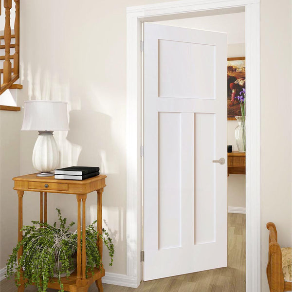 1+2 Panel Door, Kimberly Bay® Interior Slab Shaker White – In & Out ...