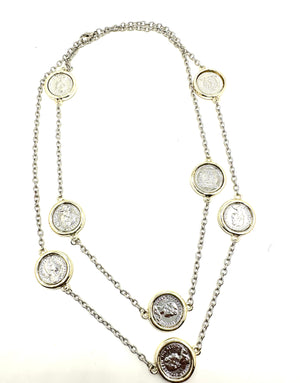 Coin Station 36" Necklace - THEKLOSETKOUTURE.COM