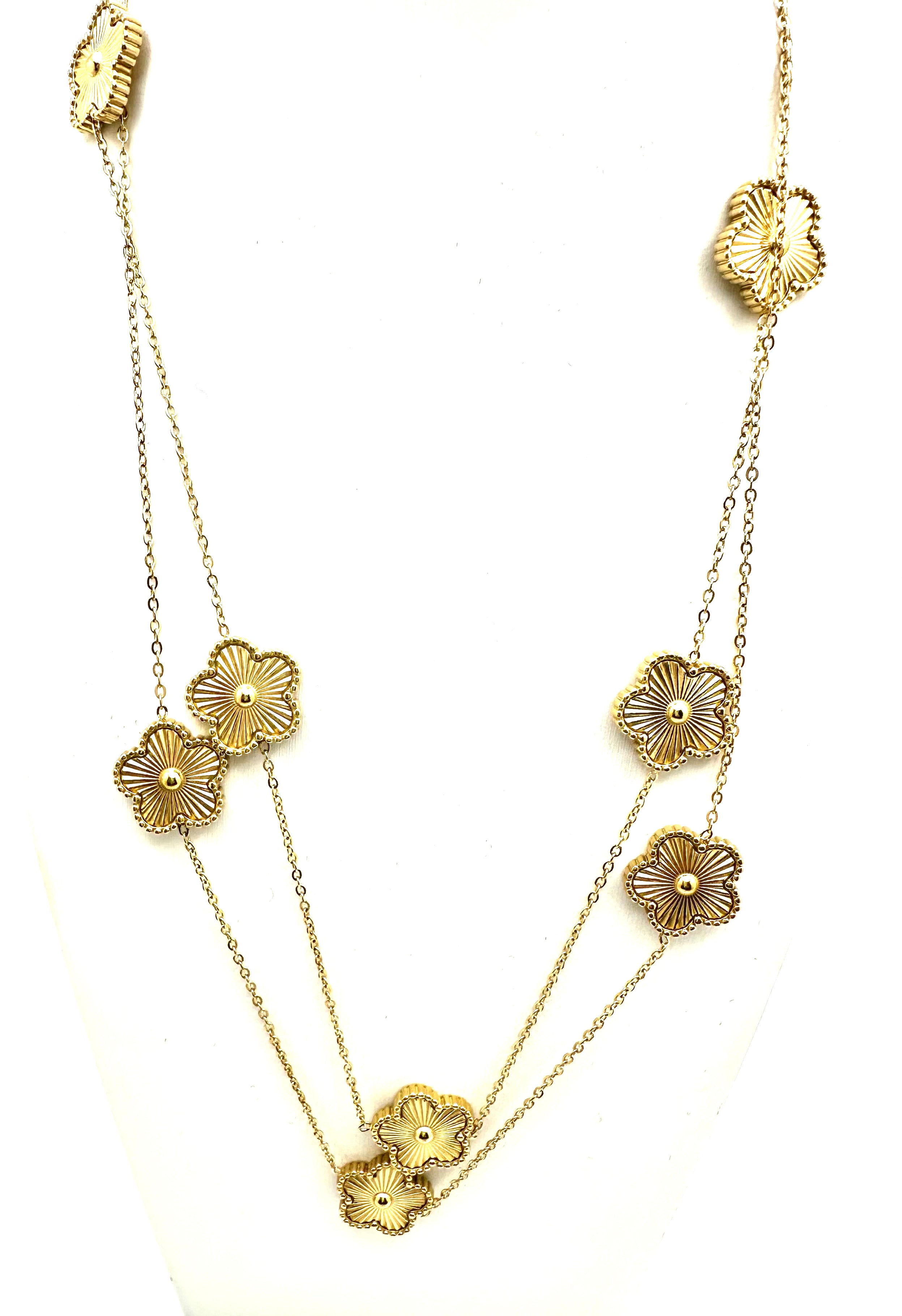 Starburst Flower Station Necklace