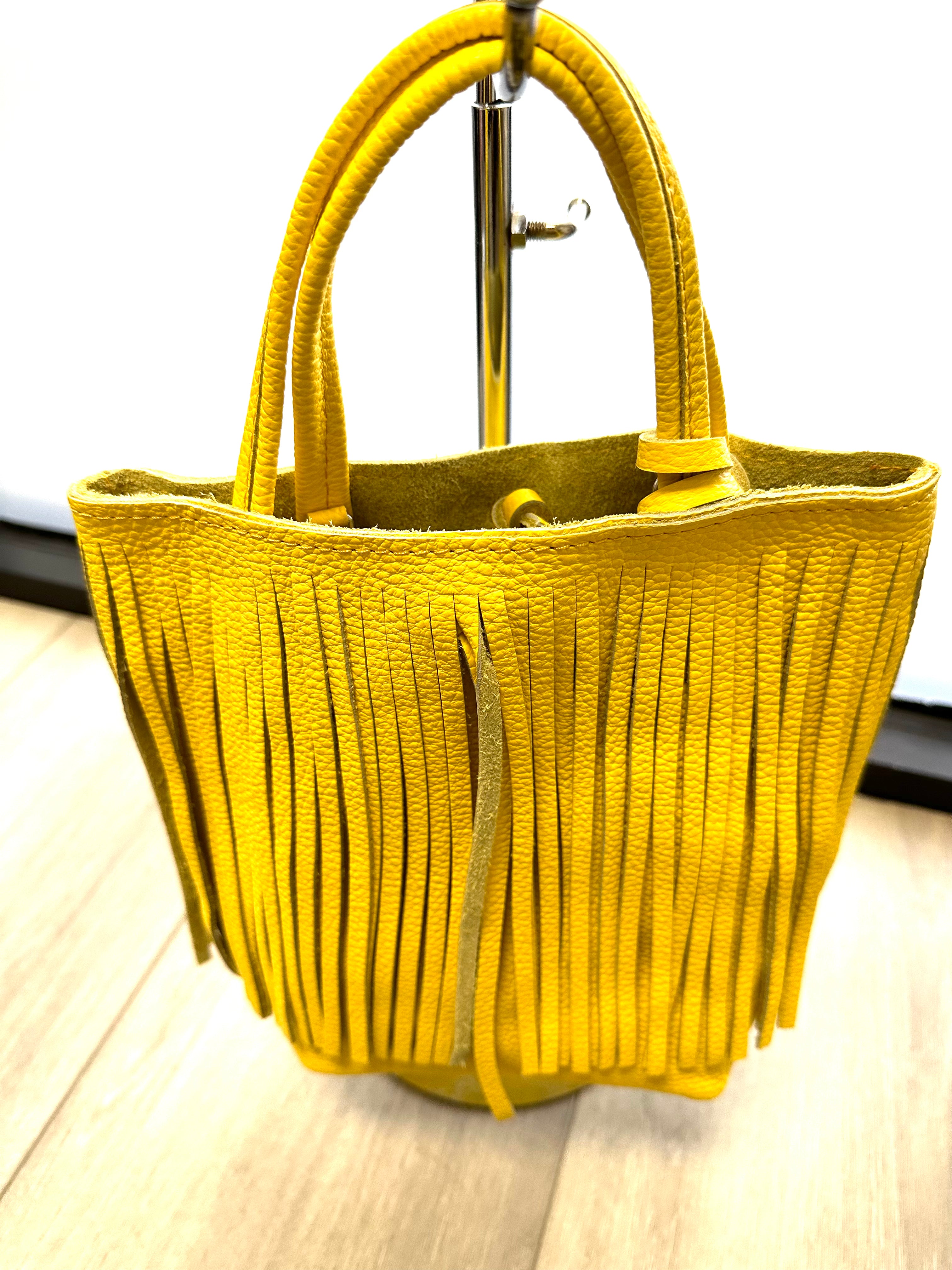 Fringed Crossbody Handbag