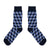 Men's ethical organic cotton geometric socks