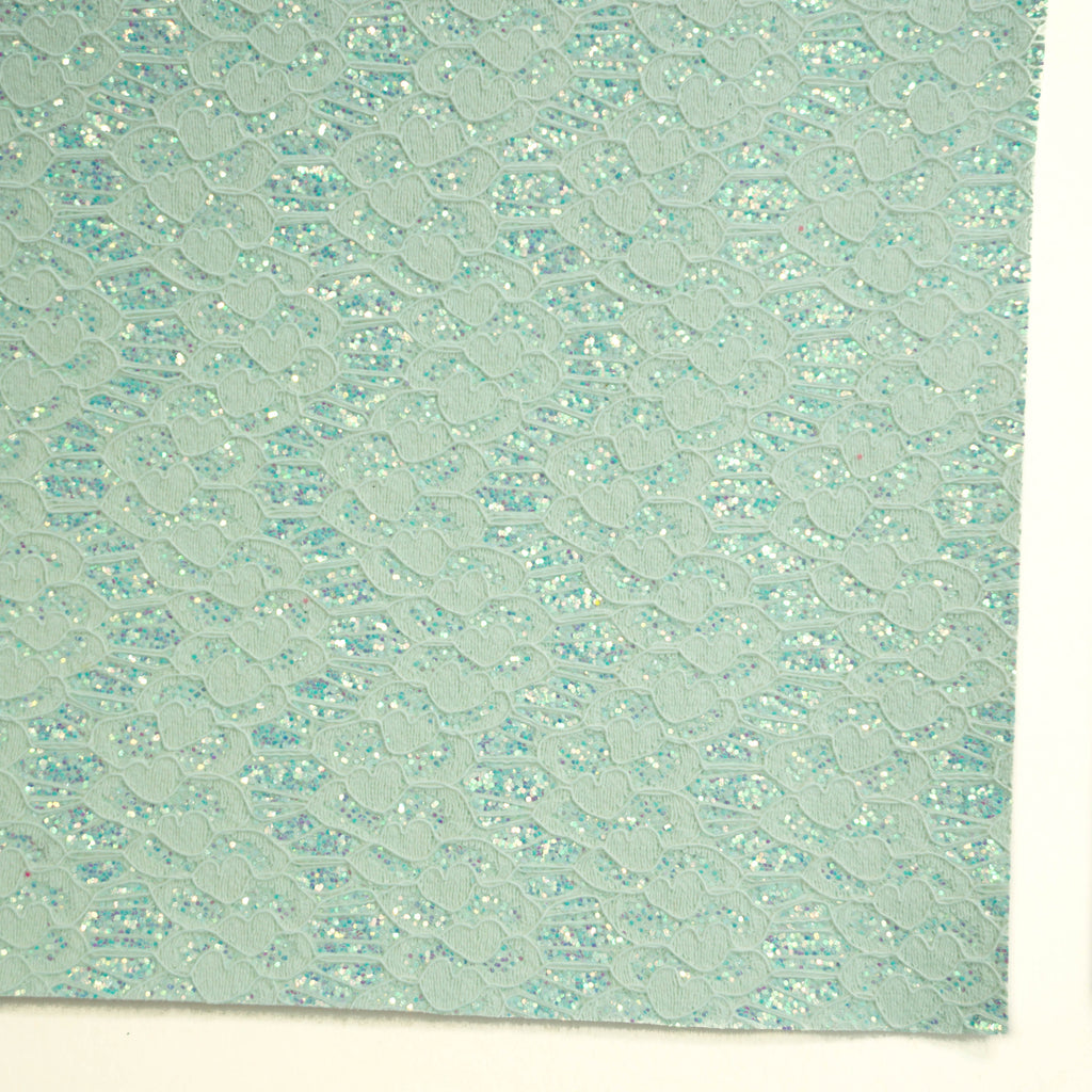 mint lace material