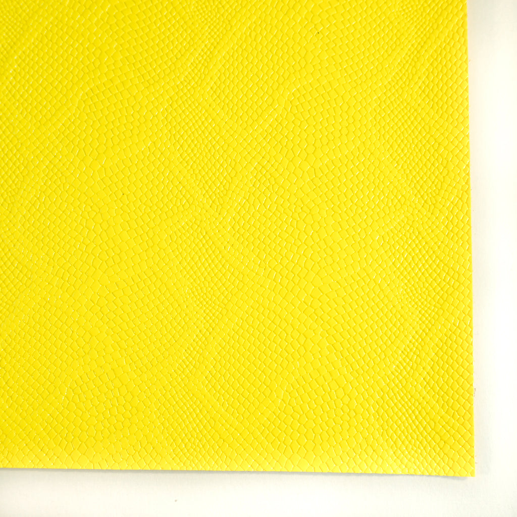 yellow leather fabric