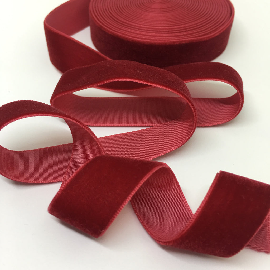 red velvet ribbon