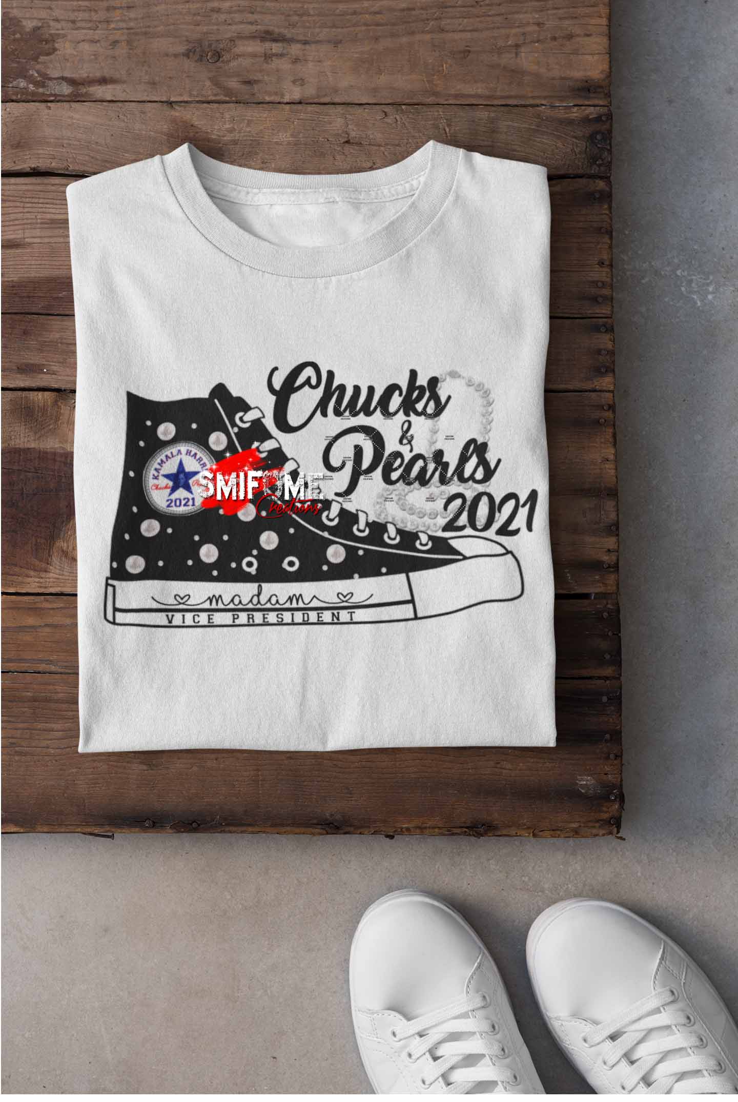 chucks and pearls tshirts