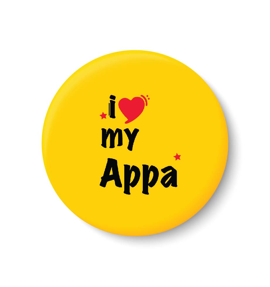 I love my APPA I Fathers Day Gift I My DAD I Fridge Magnet ...