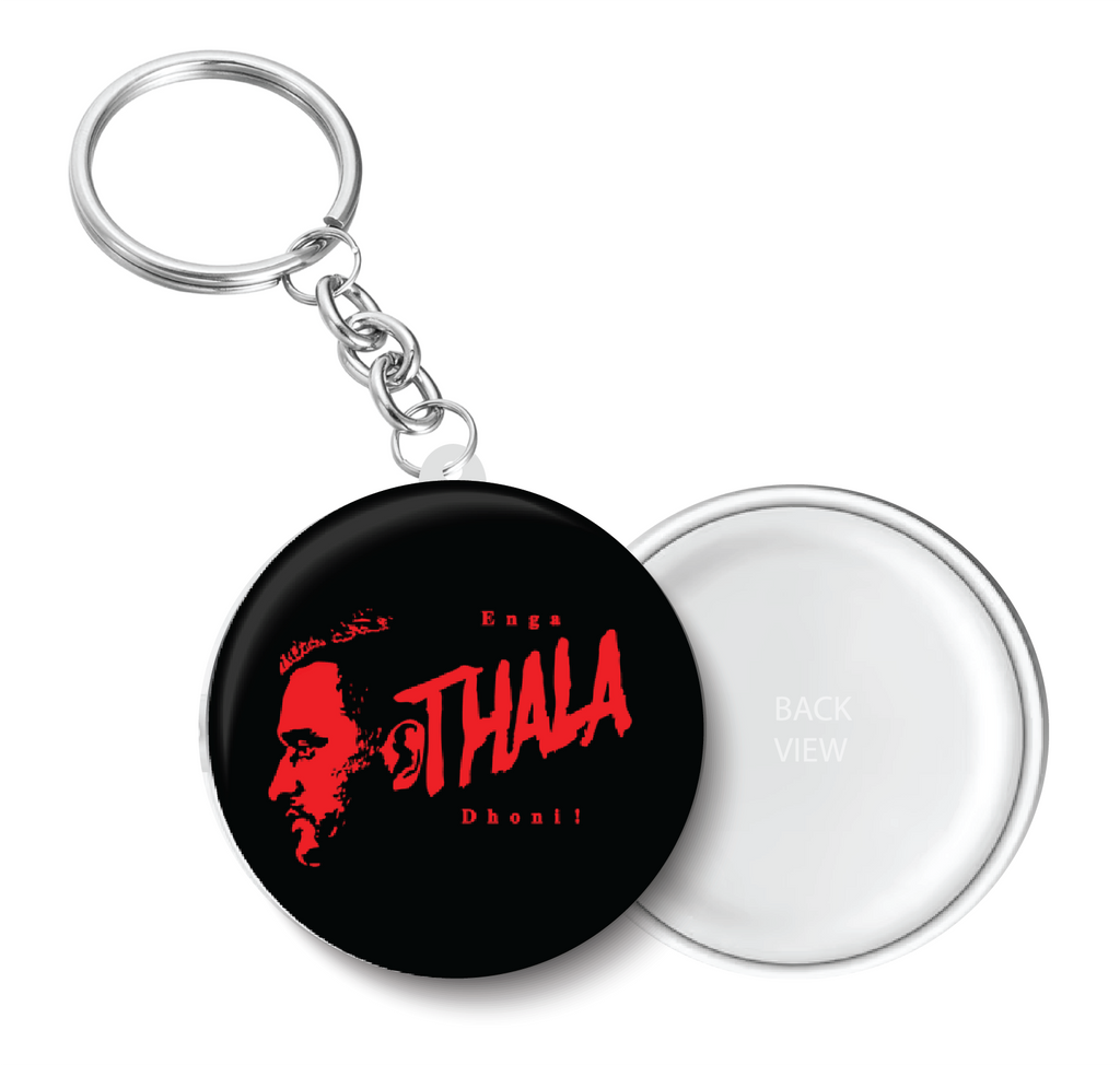 Enga THALA Dhoni !- Key Chain – Peacockride