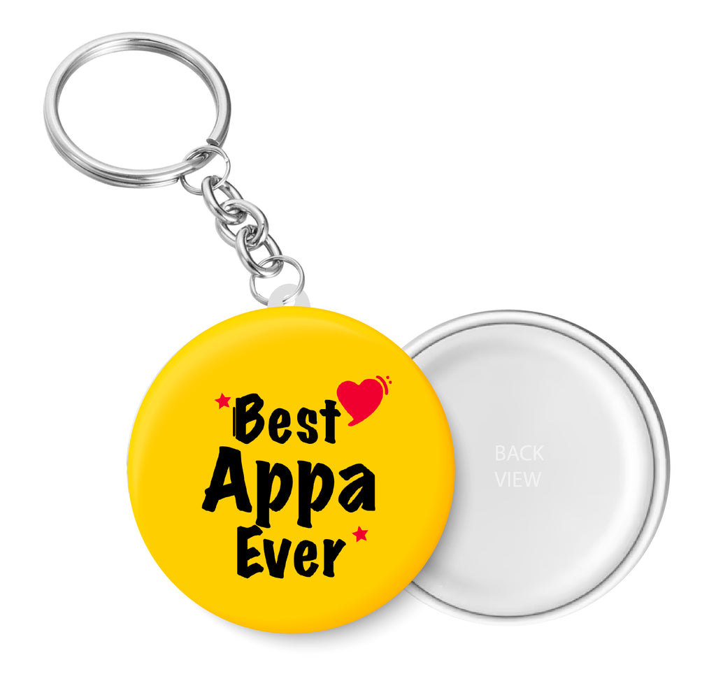 Best Appa Ever I Best DAD I I My DAD I Key Chain – Peacockride