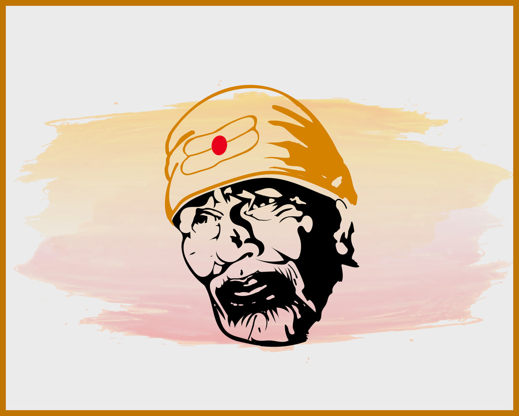 Sai Baba Wall Poster/Frame – Peacockride