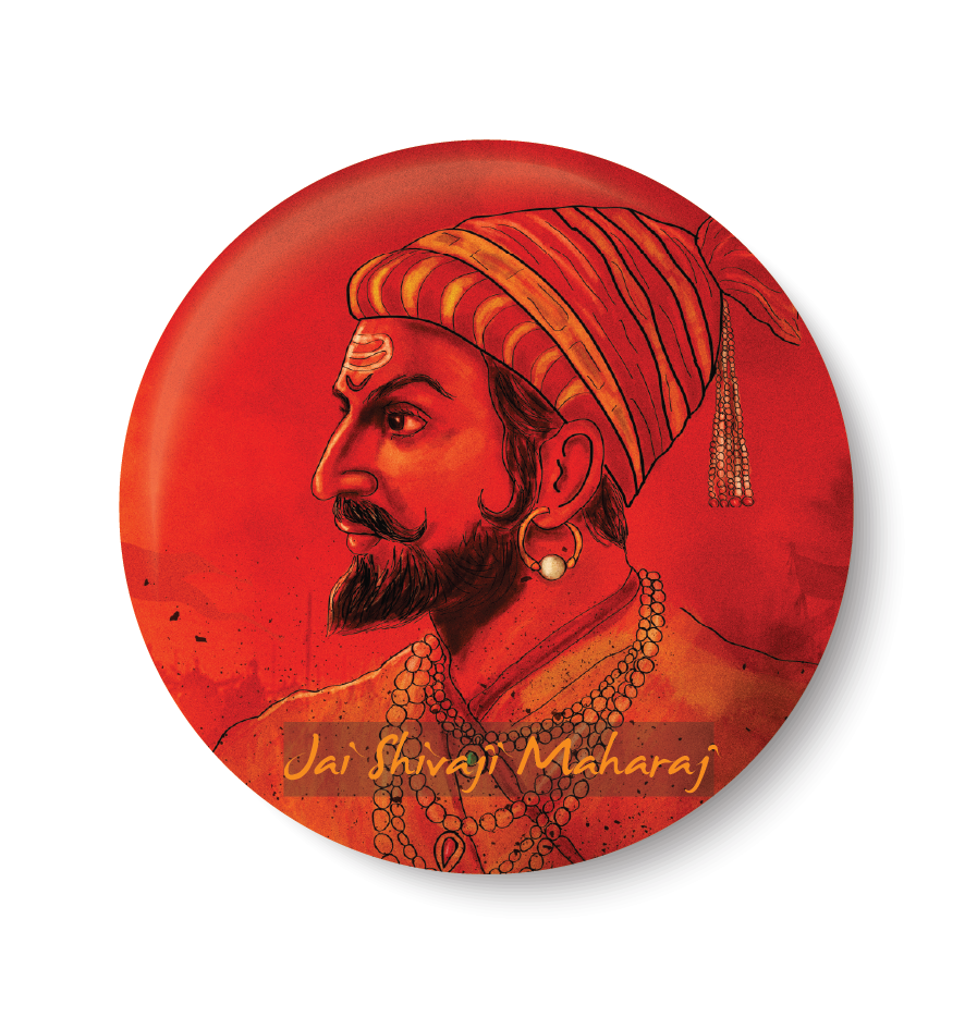 Jai Shivaji Maharaj Pin Badge – Peacockride