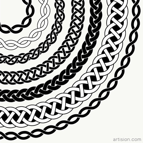 Celtic Knot Illustrator Brushes – Artision