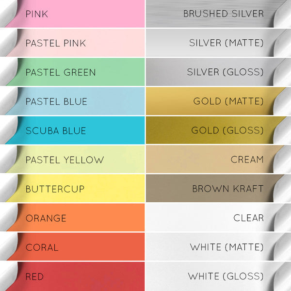 Pastel Color Sticker Labels 60-pk – Artision