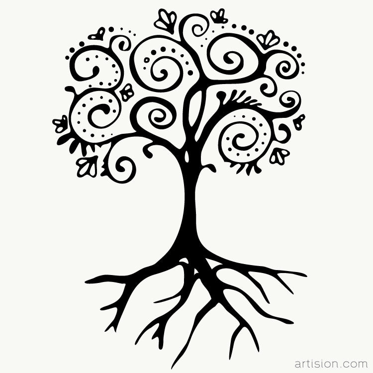 Hand Drawn Tree of Life Artision