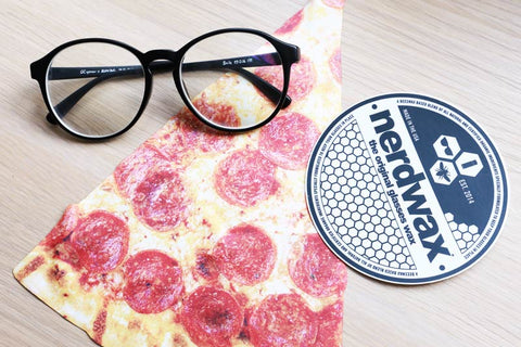 pizza眼鏡布,披薩眼鏡布