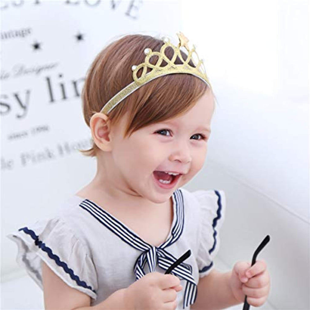 Children Kids Flower Girl Crown Princess Birthday Crystal Tiara Hair  Headband  eBay