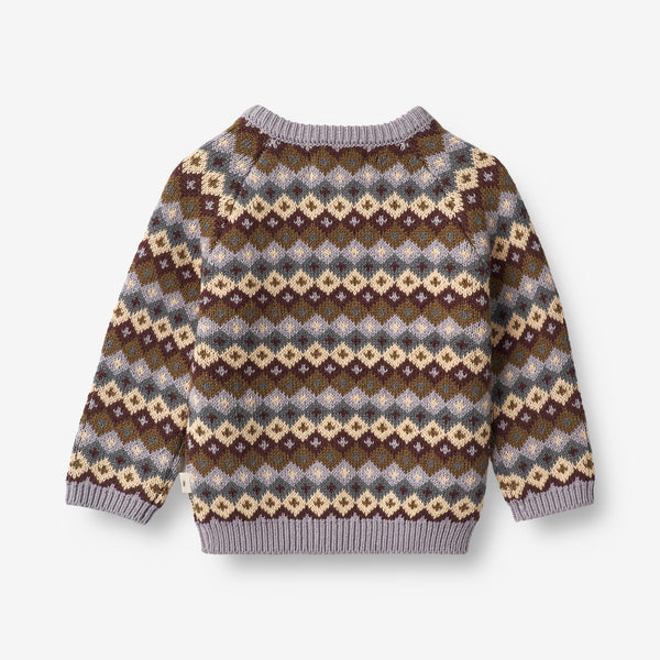 Jacquard Pullover Elias | Baby - multi red –