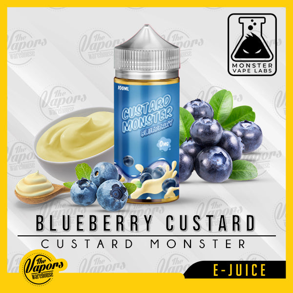 Custard Monster Blueberry Custard The Vapors Warehouse 