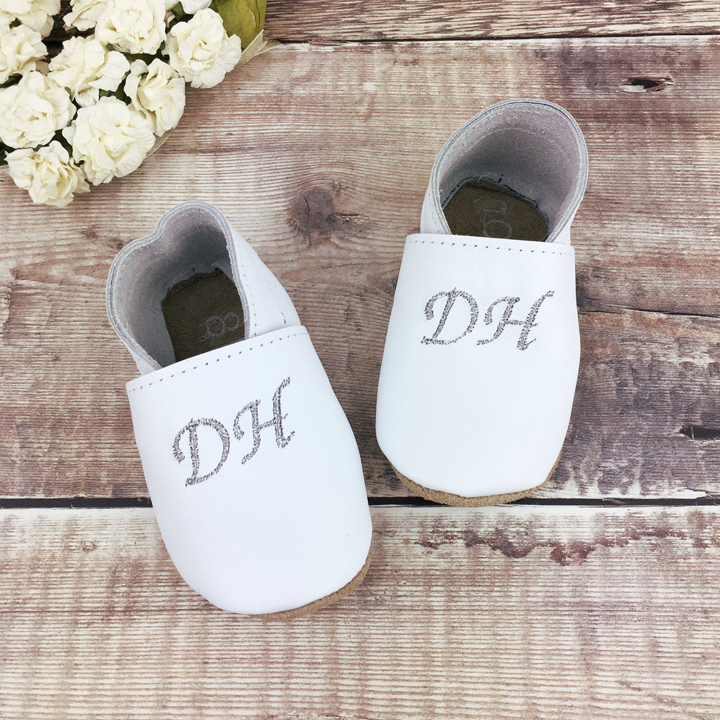 personalised christening shoes