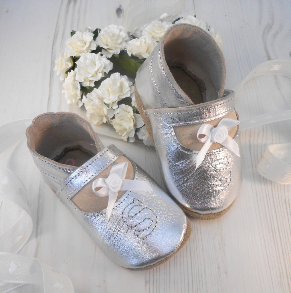 personalised baby christening shoes