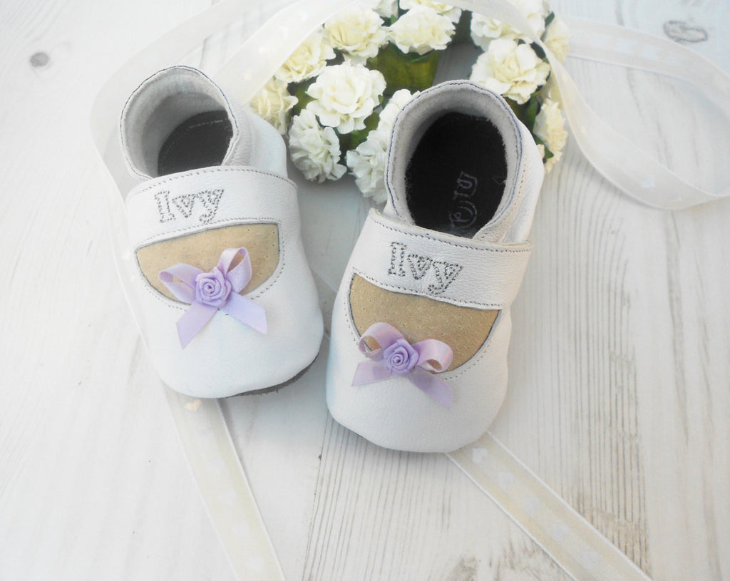 personalised christening shoes