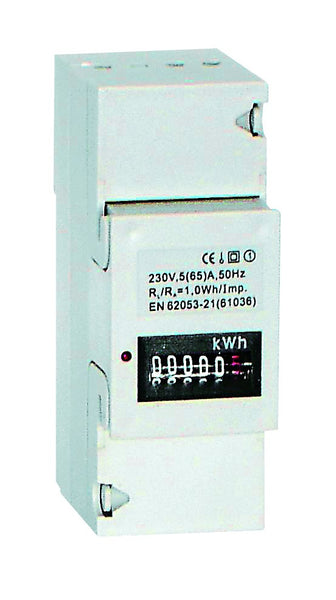 5(65)A 230VAC 50HZ MECHANICAL SINGLE PHASE kWH METER