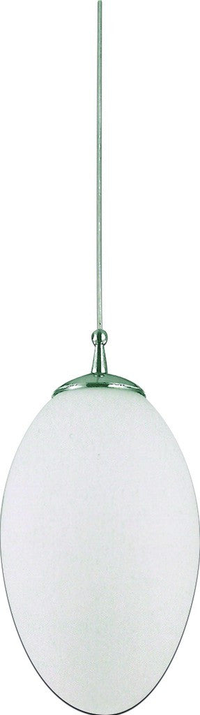 Glass Pendant Light Fitting 1x40w e14 chrome glass pendant light fitting