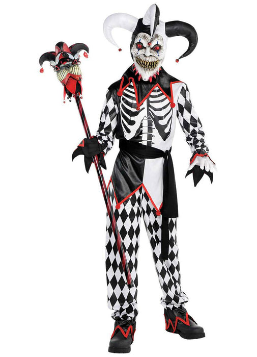 Sinister Jester Costume Child — Party Britain