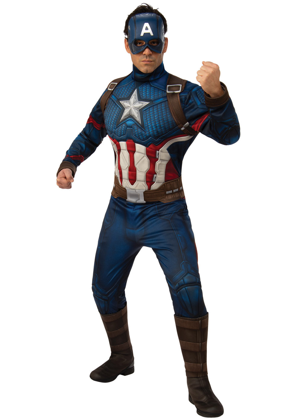 Captain American Endgame Costume Adult — Party Britain