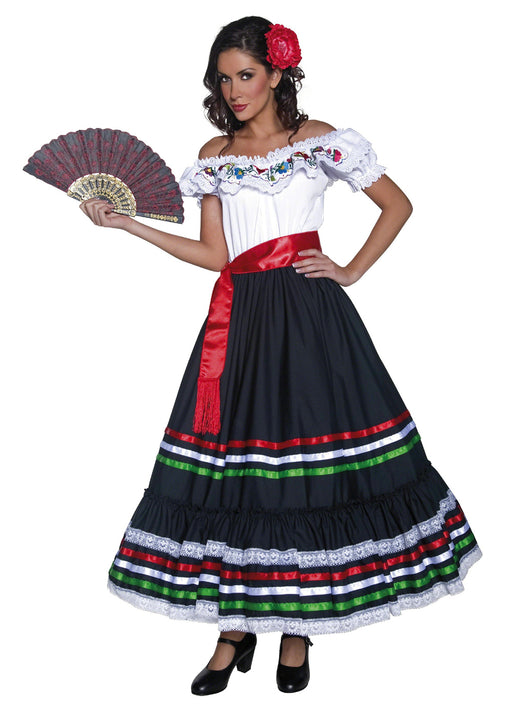 Flamenco Senorita Costume Adult — Party Britain