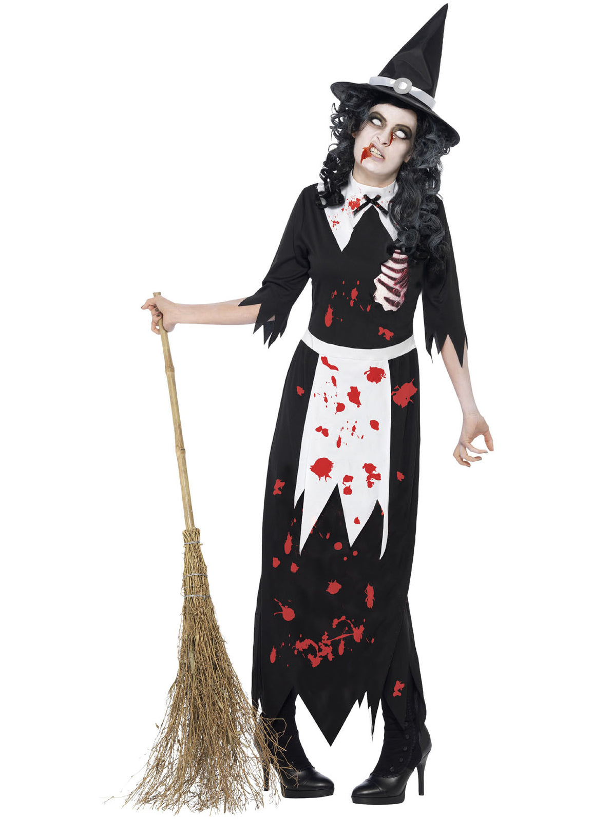 Zombie Authentic Salem Witch Costume Adult — Party Britain