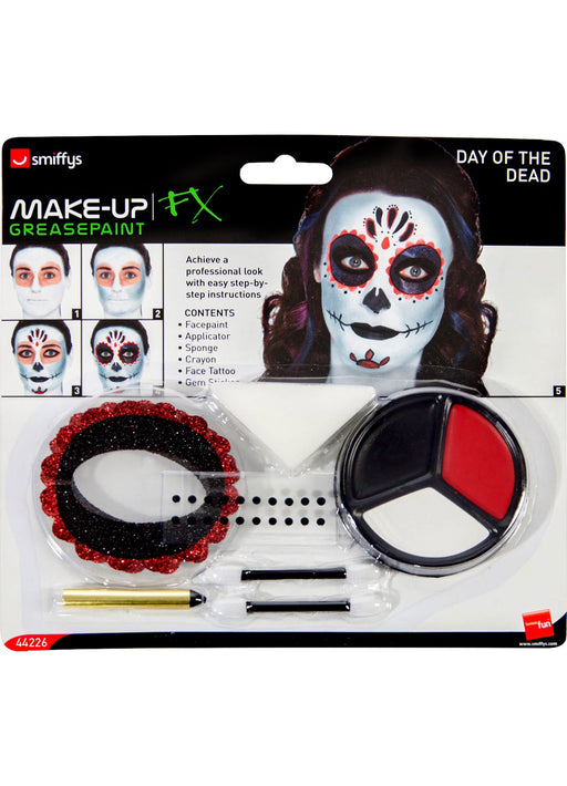 Professional Day Of The Dead Makeup Kit For Men