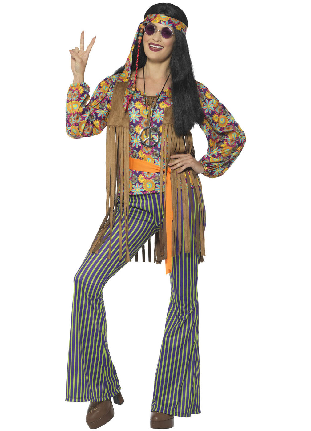60's Hippie Singer Costume Adult — Party Britain