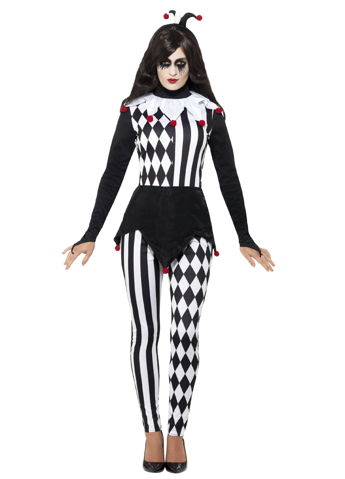 Female Jester Costume Adult — Party Britain