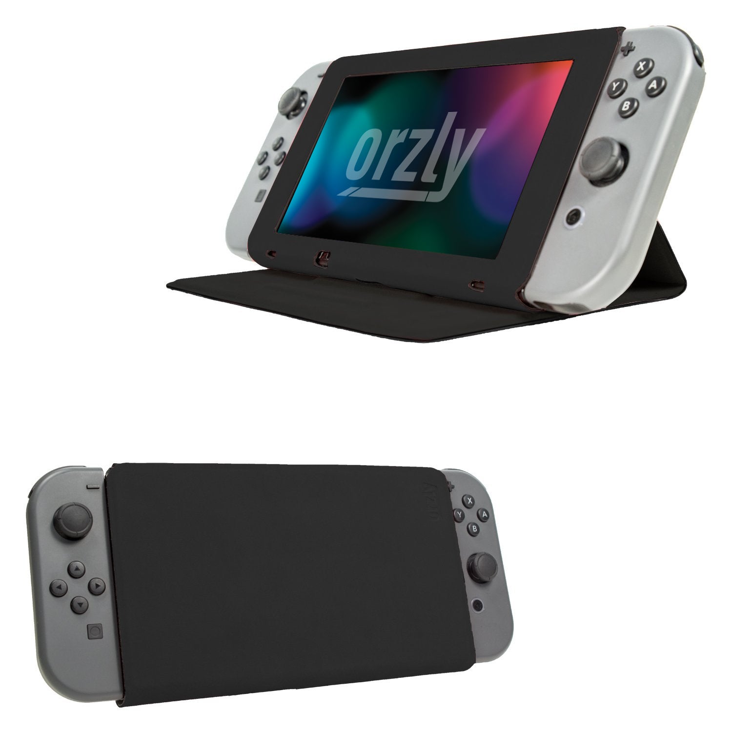 Orzly Accessories Kit Bundle Compatible with Nintendo Switch OLED Console  (NOT 2017 Edition Compatible) Ultimate Geek Pack with Case and Screen