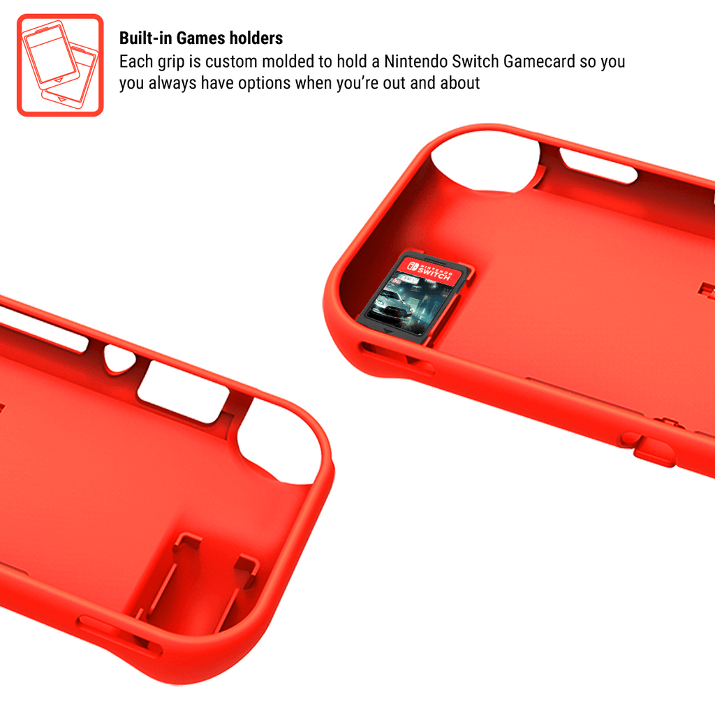 nintendo switch case that fits grips