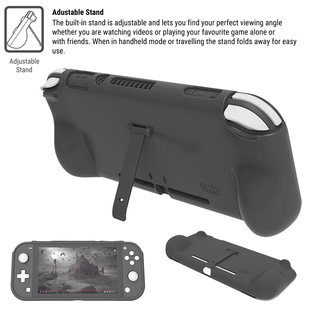 nintendo switch lite grey case