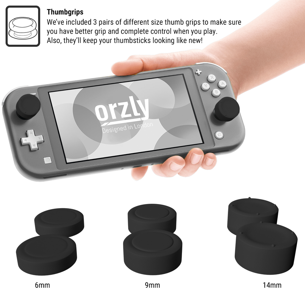 orzly comfort grip case for nintendo switch