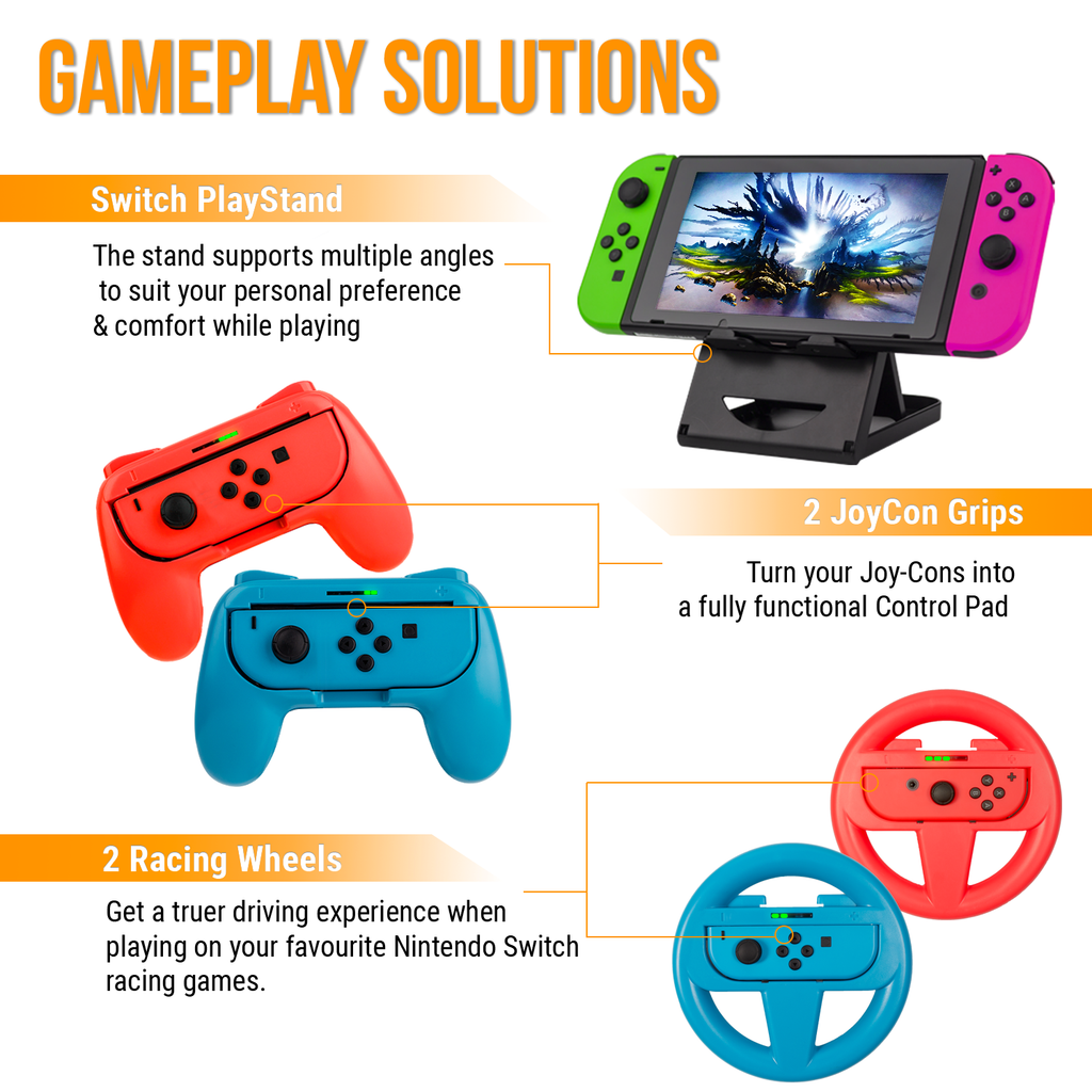 orzly switch accessories bundle