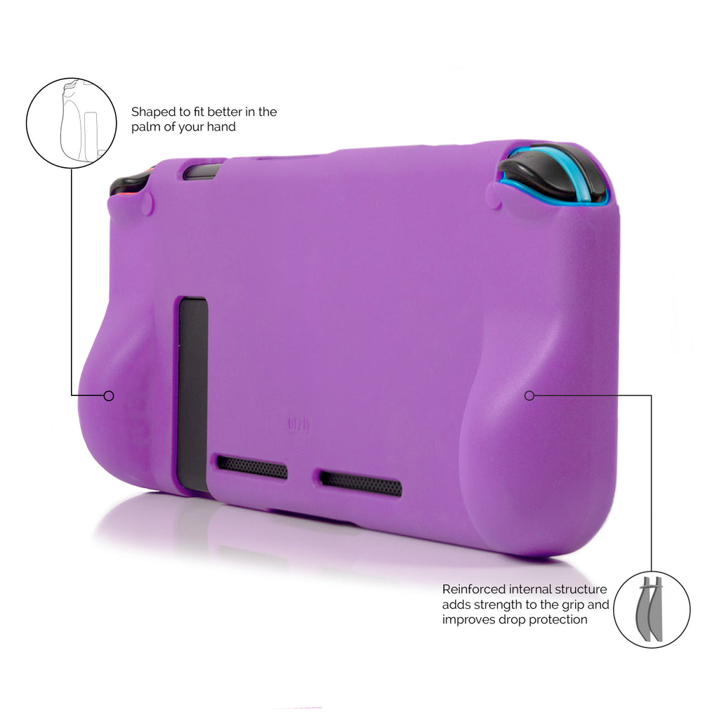 orzly comfort grip case for nintendo switch