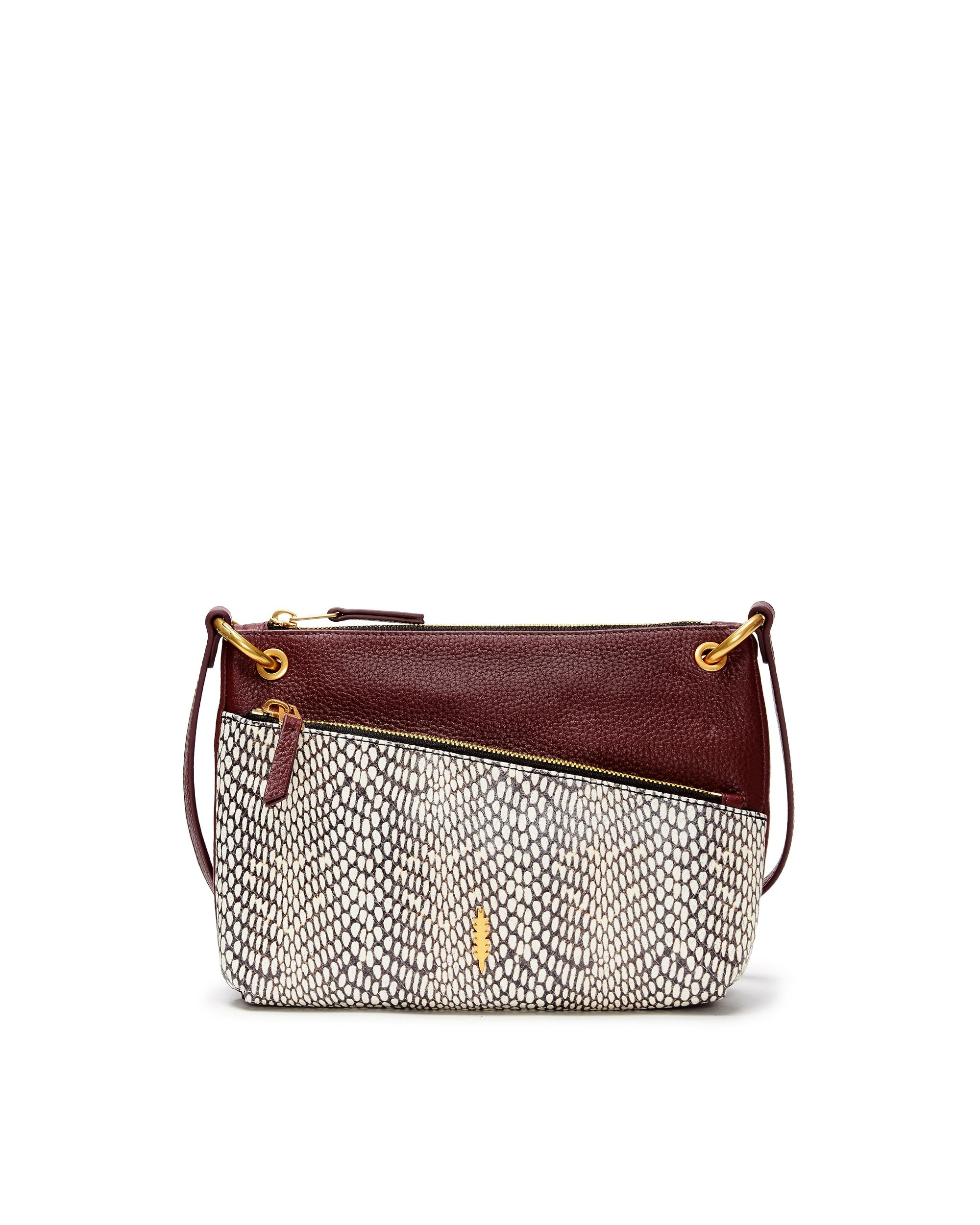 leila flap messenger nylon crossbody